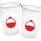 FISHING PARTY CUPS - Fishing Birthday Fishing First Birthday Party Gone Fishing Party The Big One Fishing Bobber Decorations Fish Bait Cups