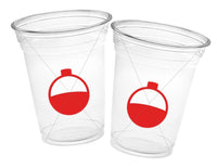 FISHING PARTY CUPS - Fishing Birthday Fishing First Birthday Party Gone Fishing Party The Big One Fishing Bobber Decorations Fish Bait Cups