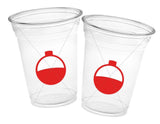FISHING PARTY CUPS - Fishing Birthday Fishing First Birthday Party Gone Fishing Party The Big One Fishing Bobber Decorations Fish Bait Cups