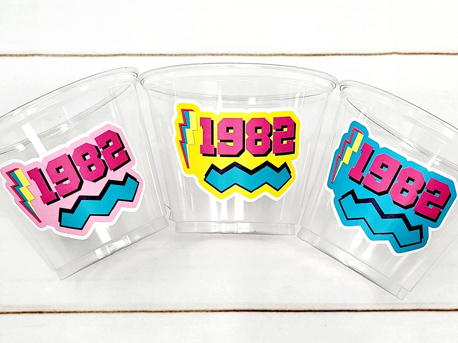 40th PARTY CUPS - Best of 1982 Disposable 40th Birthday Party cups 40th Birthday Party Birthday Vintage 40th Birthday 40th Birthday Party