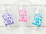 COWGIRL PARTY CUPS - Cowgirl Cups Cowgirl Party Decorations Cowgirl Bachelorette Party Cowgirl Hat Birthday Rodeo Party Cups Let's Go Girls