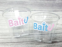 GENDER REVEAL FISHING Party Cups - Fish Party Cups Fishing Baby Shower Fishing Favors Fishing Decorations Fishing Birthday Fishing Party