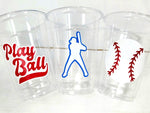 BASEBALL PARTY CUPS - Baseball Cups Baseball Party Cups Baseball Birthday Cups Baseball Cups Sports Party Cups Favors Baseball Baby Shower