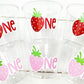 STRAWBERRY PARTY CUPS - Strawberry Birthday Cups Strawberry Cups First Birthday Strawberry Party Decorations Strawberry Baby Shower