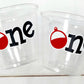 FISHING PARTY CUPS - Fishing Birthday Fishing First Birthday Party The Big One Fishing Bobber Decorations Gone Fishing Party Fish Bait Cups