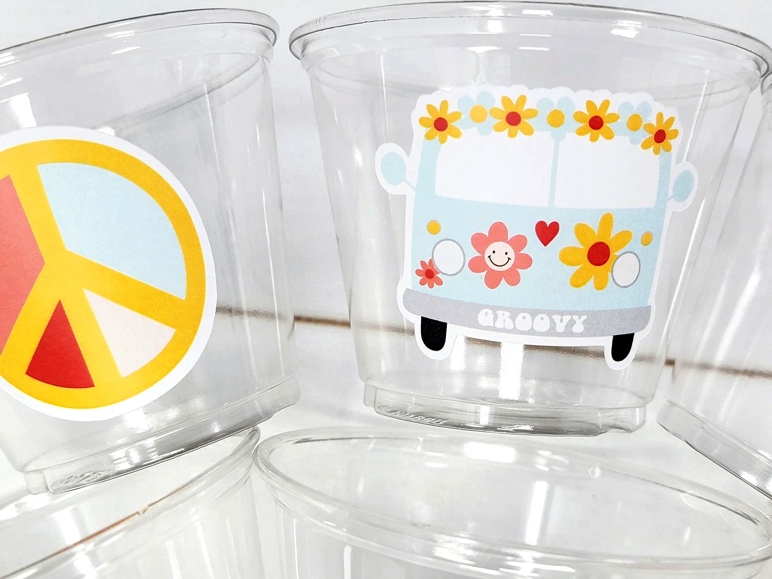 70'S PARTY CUPS - 70s Party Cups 70's Birthday Cups 70's Party Cups 70's Decorations 70's Birthday Party 70's Hippie Party 70s Birthday Cups