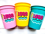 40th PARTY CUPS - Best of 1982 40th Birthday Party 40th Birthday Favors 40th Party Cups 40th Party Decorations 1982 Birthday 80's Party Cup