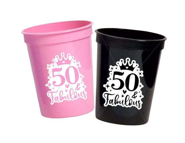 50th PARTY CUPS - Vintage 1972 50th Birthday Party 50th Birthday Favors 50th Party Cups 50th Party Decorations 1972 Birthday Party Cups 50th