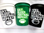 FOOTBALL PARTY CUPS - Football Cups Football Party Cups Football Birthday Cups Football Party Cups Sports Party Cups Football Party Favors