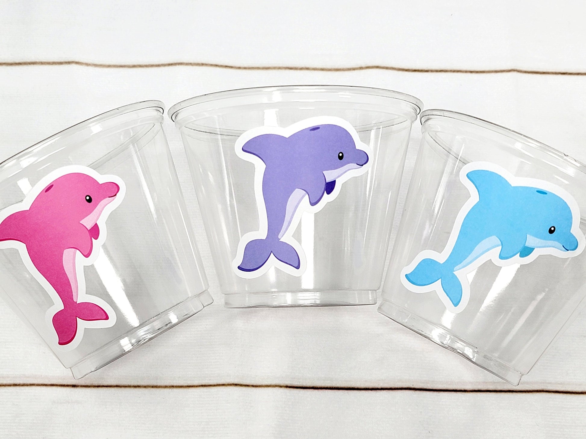 DOLPHIN PARTY CUPS - Dolphin Cups Dolphin Birthday Party Dolphin Party Decorations Under The Sea Party Cups Dolphin Party Supplies Dolphins