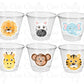 JUNGLE PARTY CUPS Jungle Birthday Cups Safari Birthday Safari Party Safari Decorations Safari Baby Shower Safari Favors Jungle Party Cups