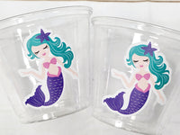 MERMAID PARTY CUPS - Mermaid Birthday Cups Mermaid Party Cups Mermaid Party Decorations Mermaid Party Favors Mermaid Mermaid Party Decor