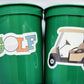 GOLF PARTY CUPS - Golfing Party Cups Golf Birthday Golf Party Golf Decorations Golf Party Supplies Golfing Cups Golf Cups Golf Favors