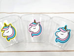 UNICORN PARTY CUPS - Unicorn Cups Unicorn Birthday Unicorn Party Unicorn Party Favors Unicorn Decorations Unicorn Baby Shower Rainbow Cups