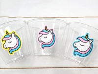 UNICORN PARTY CUPS - Unicorn Cups Unicorn Birthday Unicorn Party Unicorn Party Favors Unicorn Decorations Unicorn Baby Shower Rainbow Cups