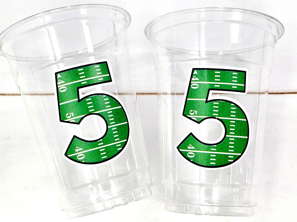 FOOTBALL PARTY CUPS - Football Cups Sports Football Birthday Sports Party Football Party Cups Football Birthday Party Football Party Decor