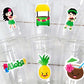 LUAU PARTY CUPS - Aloha Party Cups Luau Party Decoration, Luau Party Supplies Luau Baby Shower Tropical Party Decorations Hawaii Party Luau