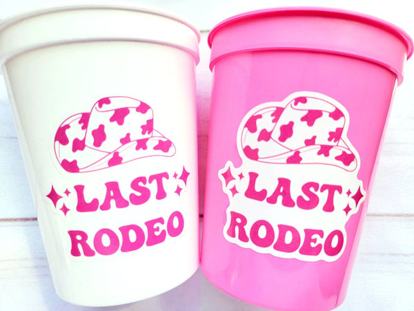 COWGIRL PARTY CUPS - Cowgirl Cups Cowgirl Party Decorations Cowgirl Bachelorette Party Cowgirl Hat Birthday Rodeo Party Cups Let's Go Girls