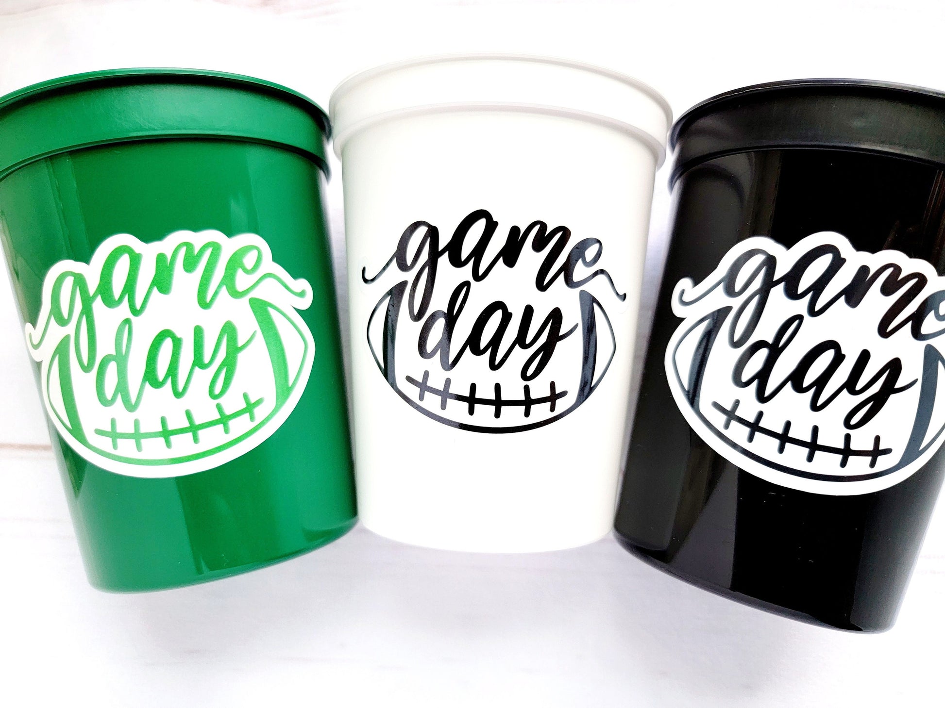 FOOTBALL PARTY CUPS - Football Cups Football Party Cups Football Birthday Cups Football Party Cups Sports Party Cups Football Party Favors