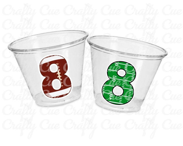 FOOTBALL PARTY CUPS - Football Cups Sports Football Birthday Sports Party Football Party Cups Football Birthday Party Football Party Decor