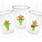 CACTUS PARTY CUPS - Cactus Birthday Fiesta Cups Cactus Party Decorations Cactus Baby Shower Decorations Fiesta Birthday Decorations Cactus