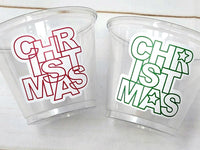 CHRISTMAS PARTY CUPS - Christmas Decorations Christmas Party Supplies Christmas Cups Christmas Party Favors, Christmas Gifts Christmas Cups