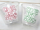 CHRISTMAS PARTY CUPS - Christmas Decorations Christmas Party Supplies Christmas Cups Christmas Party Favors, Christmas Gifts Christmas Cups