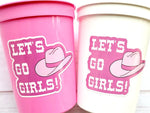 COWGIRL PARTY CUPS - Cowgirl Cups Cowgirl Party Decorations Cowgirl Bachelorette Party Cowgirl Hat Birthday Rodeo Party Cups Last Rodeo Cups
