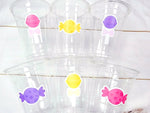 CANDY PARTY CUPS -Candy Cups Candy Birthday Cups Candy Buffet Cups Candy Buffet Decoration Candy Birthday Sweet 16 Party Favors Sweets Table