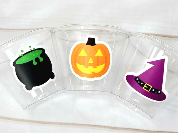 HALLOWEEN PARTY CUPS - Halloween Decorations Halloween Birthday Halloween Party Candy Cups Treat Cups Pumpkin Party Cups Jack o Lantern Cups