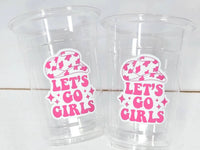 COWGIRL PARTY CUPS - Cowgirl Cups Cowgirl Party Decorations Cowgirl Bachelorette Party Cowgirl Hat Birthday Rodeo Party Cups Let's Go Girls