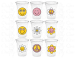 70'S PARTY CUPS - 70's Birthday Cups 70's Party Cups 70's Decorations 70's Birthday Party 70's Birthday Party Decorations Hippie Party Decor