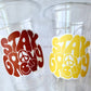 70S PARTY CUPS - 70s Birthday Cups 70s Party Cups 70s Decorations 70's Birthday Party 70's Birthday Party Decorations Hippie Party Groovy