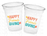 FRIENDSGIVING PARTY CUPS - Friendsgiving Cups Friendsgiving Decorations Happy Friendsgiving Party Friendsgiving Party Favors Thanksgiving