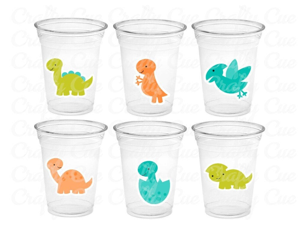 DINOSAUR PARTY CUPS - Dinosaur Treat Cups Dinosaur Birthday Dinosaur Party Dinosaur Party Favors Dinosaur Decorations Dinosaur Favors 1st
