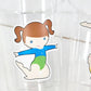 GYMNASTICS PARTY CUPS -Gymnast Party Cups Gymnastics Birthday Party Gymnast Party Cups Tumbling Gymnastics Party Favors Gymnast Party Favors