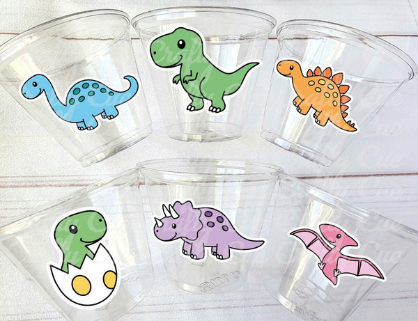 DINOSAUR PARTY CUPS - Dinosaur Party Decorations Dinosaur Birthday Dinosaur Party Dinosaur Party Favors Dinosaur Decorations Dinosaur Favors
