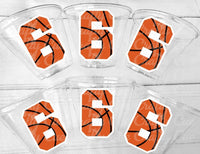 BASKETBALL PARTY CUPS - Basketball Cups Basketball Party Cups Basketball Birthday Cups Basketball Party Cups Sports Party Cups Favors