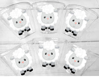 Sheep Party Cups, Sheep Treat Cups, Sheep Birthday, Sheep Party, Sheep Party Favors, Sheep Baby Shower