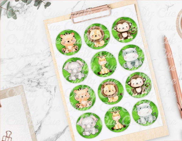 Safari Party Stickers Safari Party Favors Safari Candy Bag Stickers Safari Stickers Safari Party Favors Safari Party Safari Animals Jungle