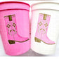 Cowgirl Boot Party Cups Cowgirl Let's Go Girls Cups Rodeo Party Cups Cowgirl Bachelorette Party Cups Favors