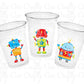 ROBOT PARTY CUPS - Robot Birthday Party Robot Cups Robot Party Decorations Robot Birthday Decorations Robot First Birthday Robot Baby Shower