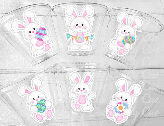 RABBIT PARTY CUPS - Easter Party Cups Rabbit Party Favors Rabbit Cups Easter Party Cups Easter Bunny Cups Easter Party Favor Cups Easter Cup