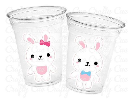 RABBIT PARTY CUPS - Easter Party Cups Rabbit Party Favors Rabbit Cups Easter Party Cups Easter Bunny Cups Easter Party Favor Cups Easter Cup