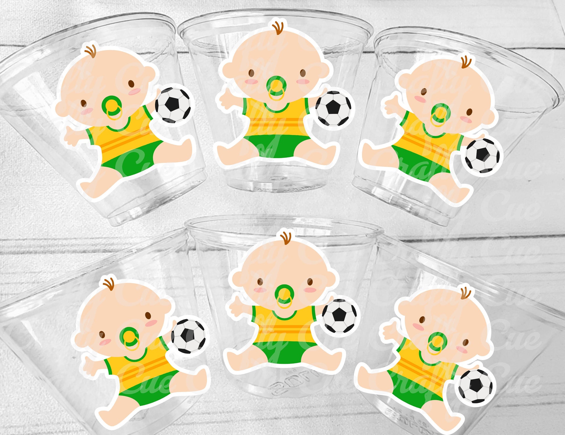 SOCCER BABY SHOWER Cups - Soccer Party Cups Soccer Birthday Soccer Party Soccer Decorations Soccer Party Supplies Soccer First Birthday Cups
