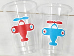 Airplane Party Cups, Airplane Treat Cups, Airplane Party Favors, Airplane Birthday Favors