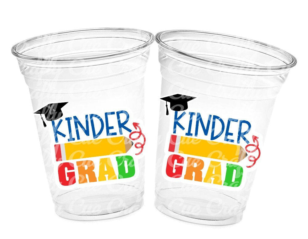 KINDERGARTEN GRADUATION CUPS - Kindergarten Graduation Cups 2023 Graduation Cups Graduation Party Graduation 2023 Party Favors Kinder Party
