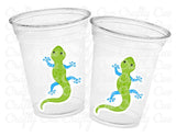 Lizard Party Cups, Lizard Treat Cups, Lizard Birthday, Lizard Party, Lizard Party Favors