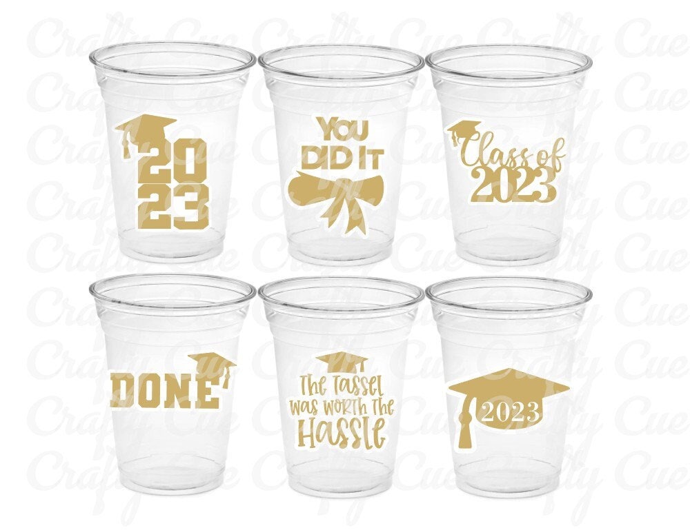 Class of 2023 Party Cups, 2023 Graduation Party Cups, Class of 2023 Decorations, Graduation Decorations, 2023 Graduation Party Cups 2023 Cup