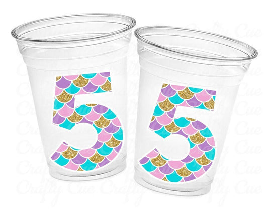 MERMAID PARTY CUPS - Mermaid Birthday Cups Mermaid Party Cups Mermaid Party Decorations Mermaid Party Favors Mermaid Mermaid Party Decor